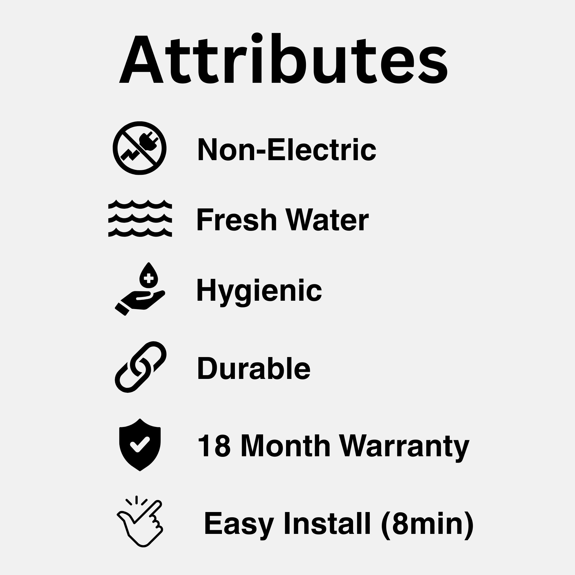 MIZU FLOW Bidet Attachment